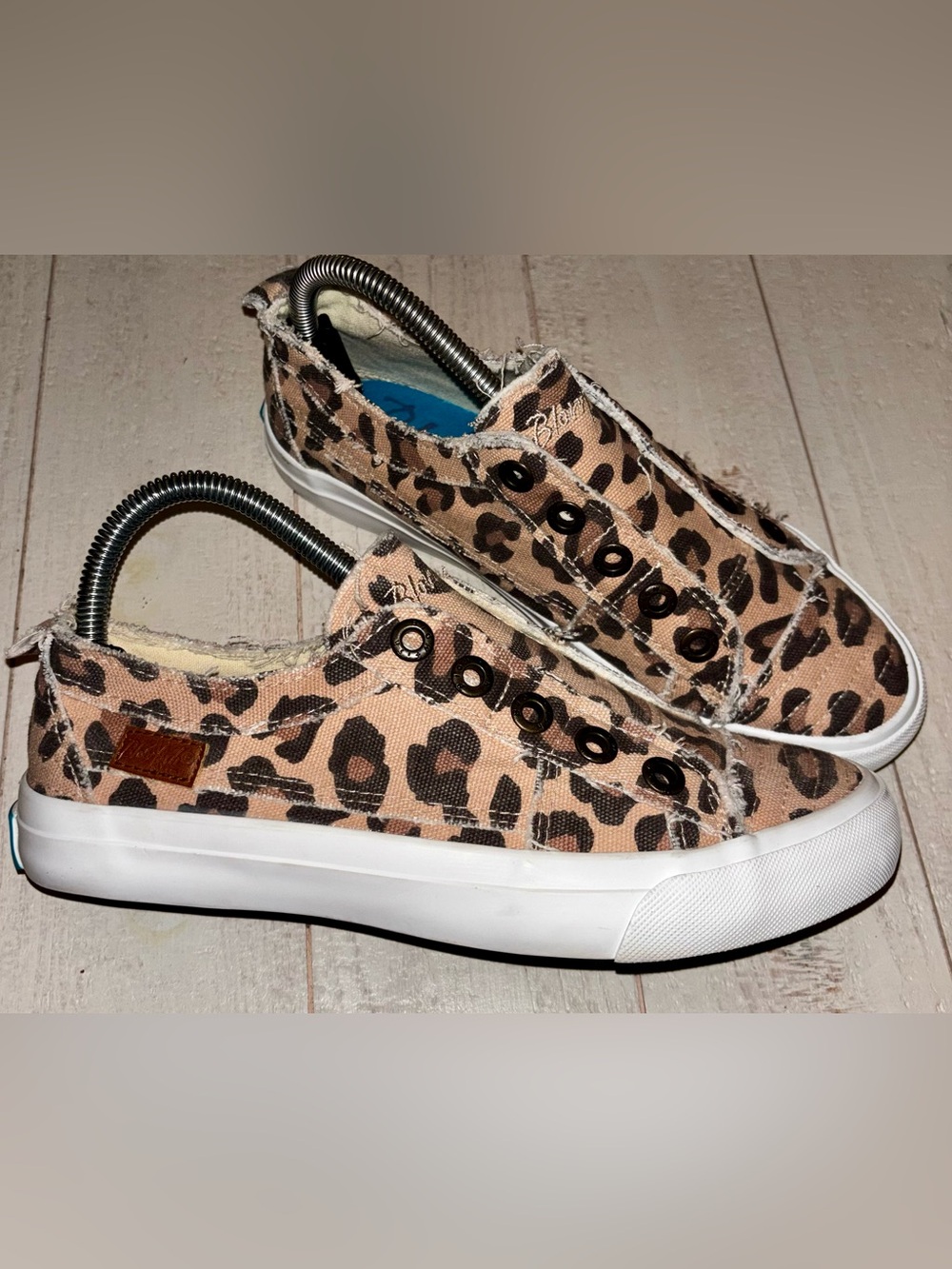 Blowfish Malibu Leopard Slip On Sneakers